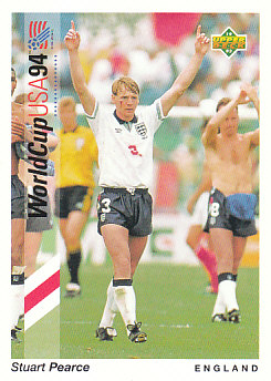 Stuart Pearce England Upper Deck World Cup 1994 Preview Eng/Spa #78